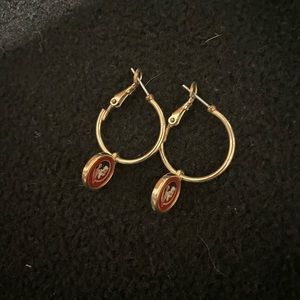 FSU Gold Hoop Earrings